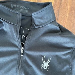 Mens Spyder 1/4 Base layer Pullover